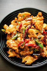 Gà sốt cay chua ngọt Hàn Quốc – Korean spicy garlic fried chicken